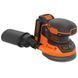 Шліфмашина ексцентрикова акумуляторна BLACK+DECKER BDCROS18 BDCROS18 фото 2