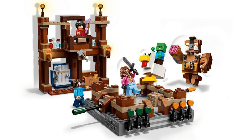 Конструктор LEGO Minecraft Бійцівський ринг у лісовому маєтку 21272 фото