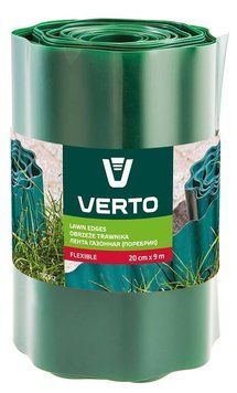 Лента VERTO газонная 20 cm x 9 m, зеленая 15G512 15G512 фото