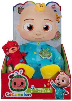 М`яка іграшка CoComelon Roto Plush Bedtime JJ Doll Джей Джей зі звуком CMW0016 фото