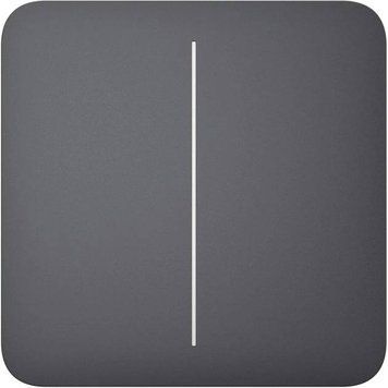 Кнопка двоклавішного вимикача Ajax SoloButton (2-gang) [55] graphite кнопка 99-00013093 фото