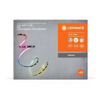 Стрічка світлодіодна LEDVANCE FLEX AUDIOTV 1,8W, 2M RGB COLORSEN USB 4099854095283 фото