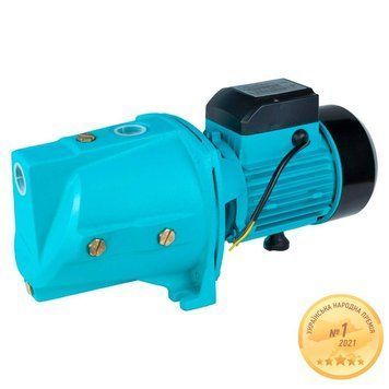 Насос центробежный самовсасывающий 0.75кВт Hmax 42м Qmax 80л/мин AQUATICA JSWa10M (775083) SG-775083 фото