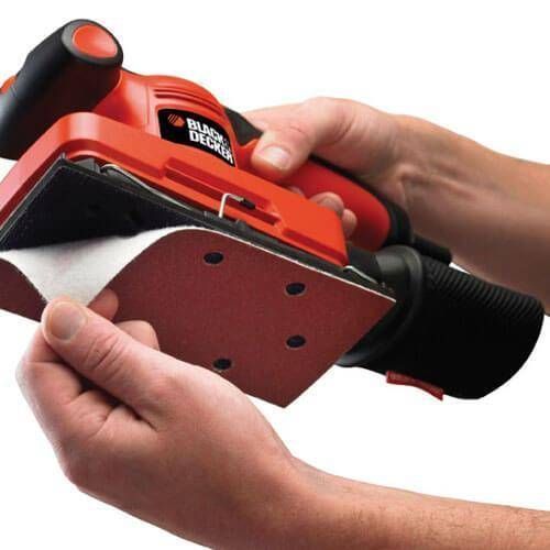 Вибрационная шлифмашина Black&Decker KA320EKA 240Вт, 91x189мм KA320EKA фото