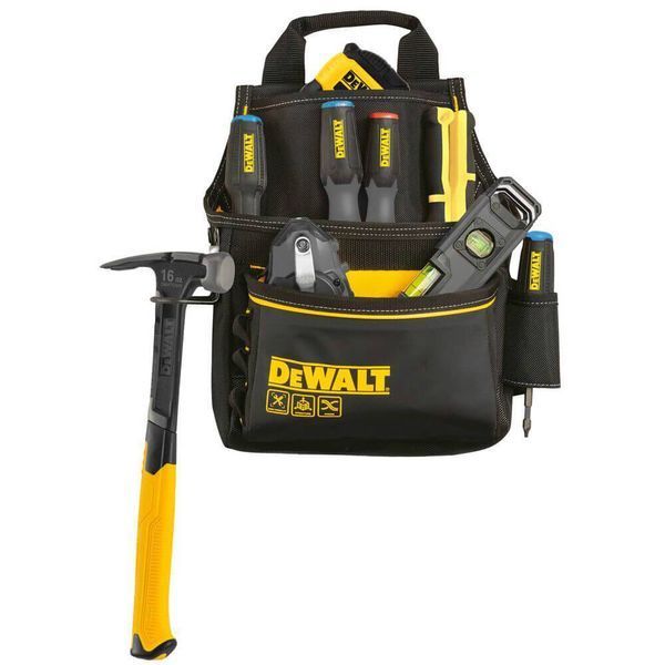 Профессиональная сумка для инструмента с ремнем и скобой для молотка DeWALT DWST40101-1 DWST40101-1 фото