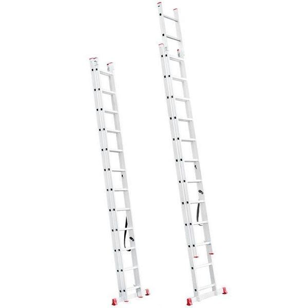 Лестница двухсекционная раскладная INTERTOOL 2х12 (LT-0212) LT-0212 фото