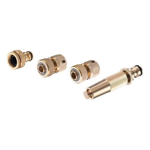 Комплект насадка латунная для полива 1/2" с коннекторами INTERTOOL GE-1426 GE-1426 фото