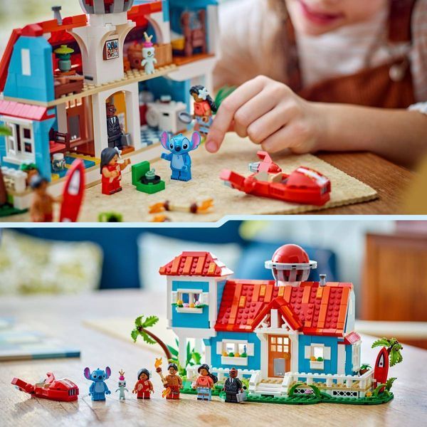 LEGO 43268 Disney Classic Пляжний будинок Ліло і Стич 43268 фото