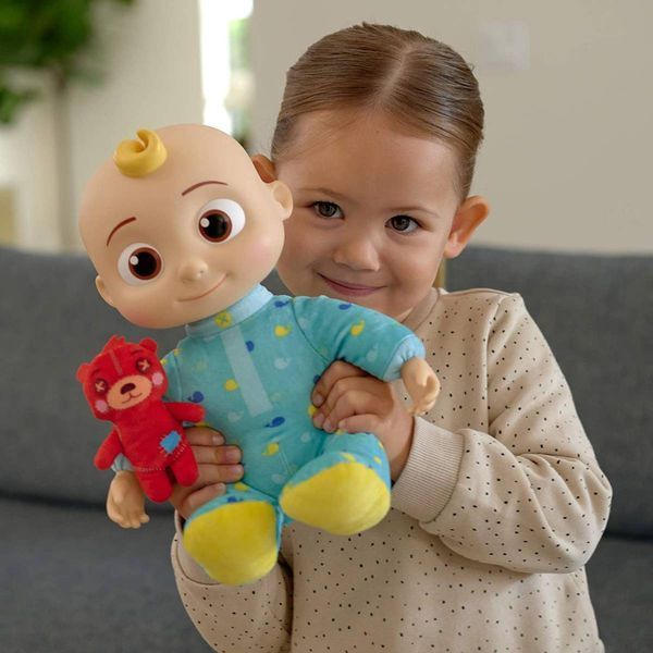М`яка іграшка CoComelon Roto Plush Bedtime JJ Doll Джей Джей зі звуком CMW0016 фото
