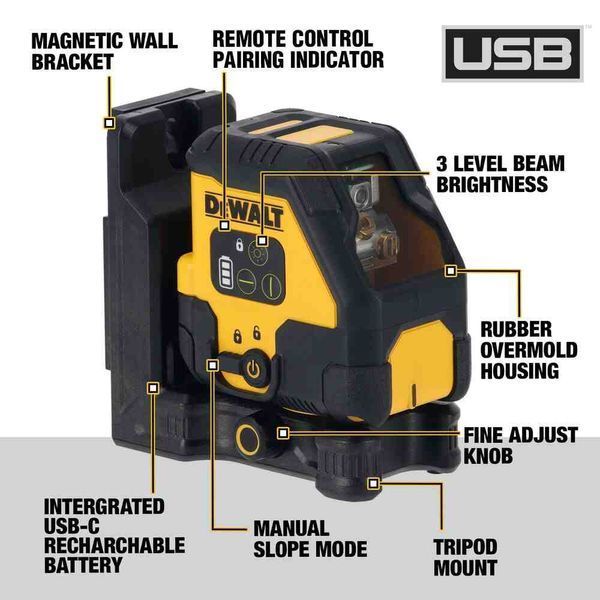 Рівень лазерний лінійний DeWALT DCLE14201RB DCLE14201RB фото