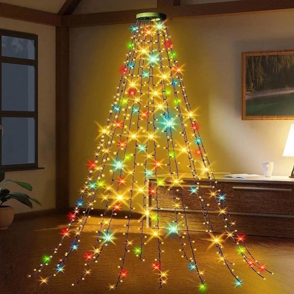 Светодиодная гирлянда ColorWay (CW-G-98L71CUMC) 98LED, 7x1.5м, 8 функций, разноцветная USB CW-G-98L71CUMC фото