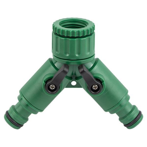 Кран распределительный с адаптерами 1/2" 2-го выхода в/с 1/2"&times;3/4" (ABS) GRAD (5016885) SG-5016885 фото