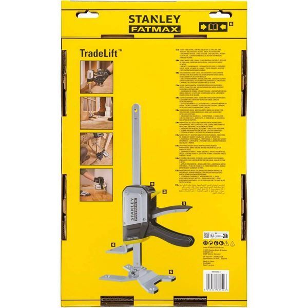 Струбцина розпірна-домкрат FATMAX&reg; TradeLift&trade; тригерна, максимальна вантажопідйомність 150 кг STANLEY FMHT83550-1 FMHT83550-1 фото
