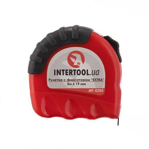 Рулетка з металевим полотном 5м x 19мм "EXTRA" INTERTOOL MT-0205 MT-0205 фото