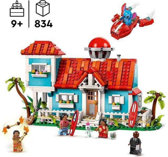 LEGO 43268 Disney Classic Пляжний будинок Ліло і Стич 43268 фото