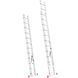 Лестница двухсекционная раскладная INTERTOOL 2х12 (LT-0212) LT-0212 фото 2
