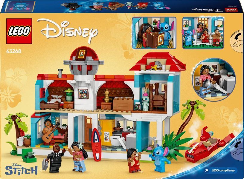 LEGO 43268 Disney Classic Пляжний будинок Ліло і Стич 43268 фото