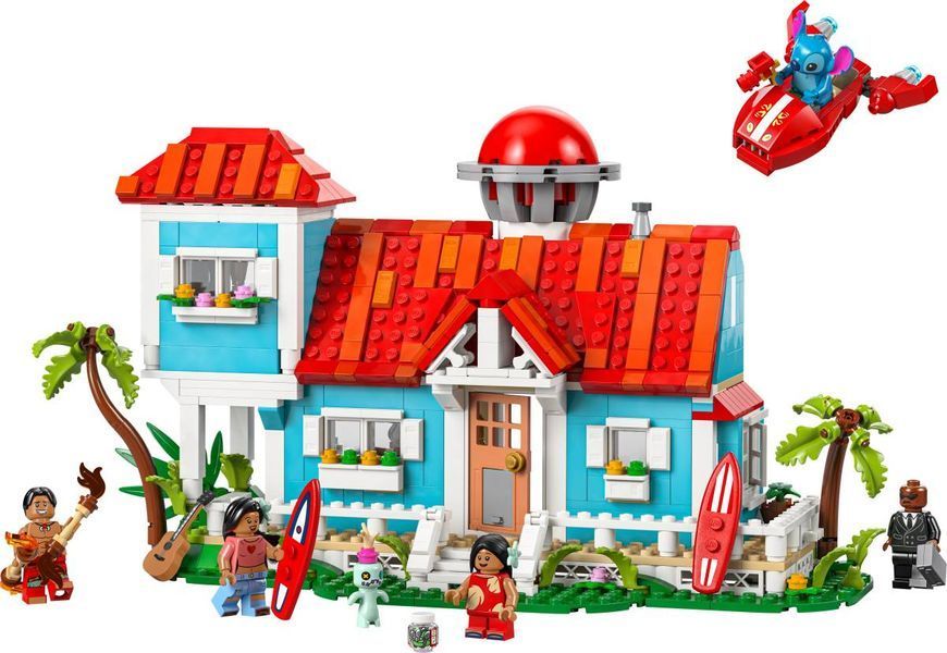 LEGO 43268 Disney Classic Пляжний будинок Ліло і Стич 43268 фото