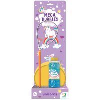 Пузырьки мыльные Mega Bubbles с тарелкой. Единорожки 450 мл 500118 фото