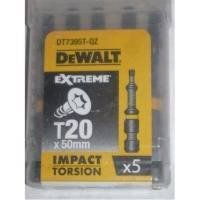 Акс.інстр DeWALT Біти ударні IMPACT TORSION T20, 50мм, 5шт. DT7395T фото