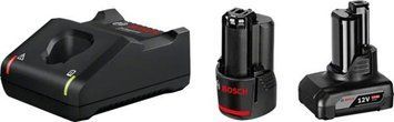 Набор аккумулятора и зарядного устройства Bosch GBA, 1х18В 2А, 1х18В 4А, ЗП GAL 12V-40 1.600.A01.NC9 фото