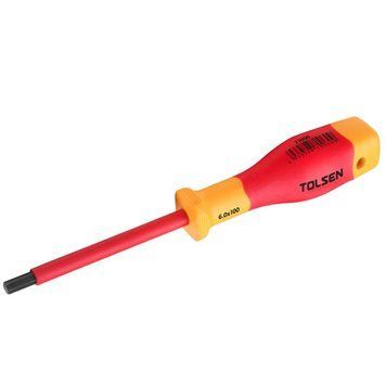 Викрутка Tolsen Premium шестигранна, діелектрична, H8х100мм V31008 фото