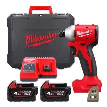 Гвинтоверт ударний акумуляторний Milwaukee M18 BLIDRC-402C 18В АКБ 2х4А&middot;год 0-3600об/хв 190Нм ЗП M12-18C кейс 1.3кг 4933492840 фото