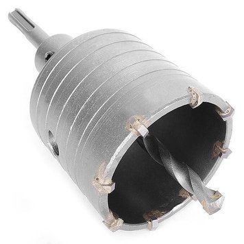 Комплект: Свердло корончастот для бетону 65 мм + Перехідник SDS Plus 100 мм INTERTOOL SD-7065 SD-7065 фото