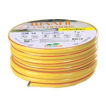 Шланг для поливу Сапфір 3 шари армований 1&Prime; 50м FLORA (5067364) SG-5067364 фото