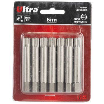 Біти Spline M12&times;75мм 10мм 7шт S2 (блістер) ULTRA (4016002) SG-4016002 фото