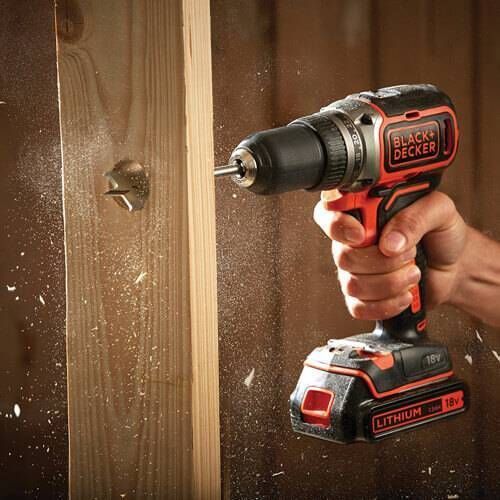 Дриль-шурупокрут акумуляторний безщітковий BLACK+DECKER BL186KB BL186KB фото