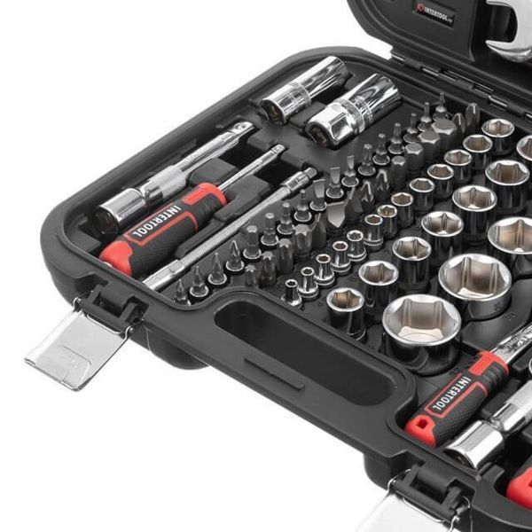 Набір інструментів 1/2 "& 1/4", 82ед., Cr-V STORM INTERTOOL ET-8082 ET-8082 фото