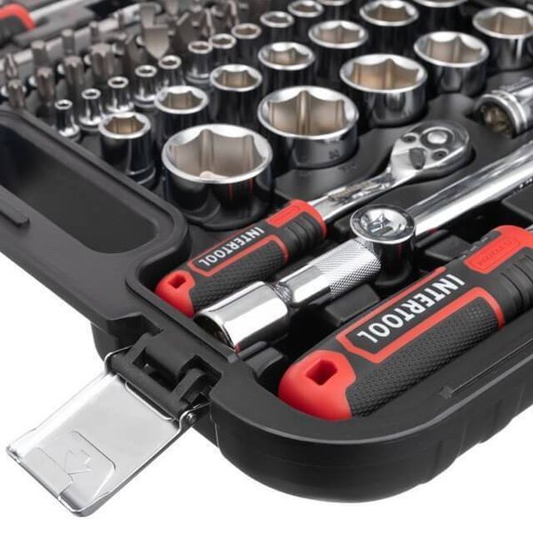 Набір інструментів 1/2 "& 1/4", 82ед., Cr-V STORM INTERTOOL ET-8082 ET-8082 фото
