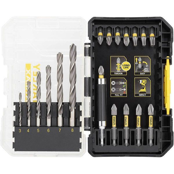 Набор бит и сверл STANLEY STA88554 STA88554 фото