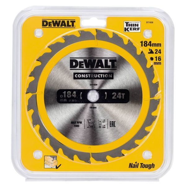 Диск пильный DeWALT DT1939 DT1939 фото