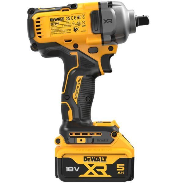 Гайкокрут ударный аккумуляторный бесщеточный DeWALT DCF892P2T DCF892P2T фото