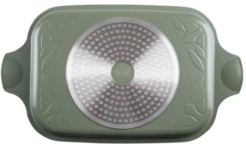 Гусятница RINGEL Zitrone Olive Сковорідка Ростер 34x24x13.5 см (6+3л) з кришкою (RG-2108-34/OL) RG-2108-34/OL фото