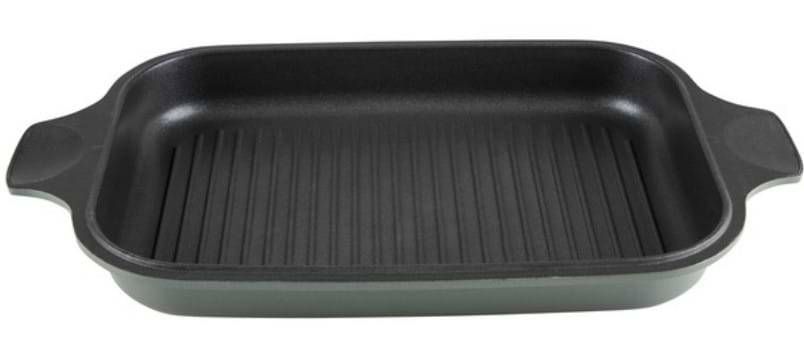 Гусятница RINGEL Zitrone Olive Сковорідка Ростер 34x24x13.5 см (6+3л) з кришкою (RG-2108-34/OL) RG-2108-34/OL фото