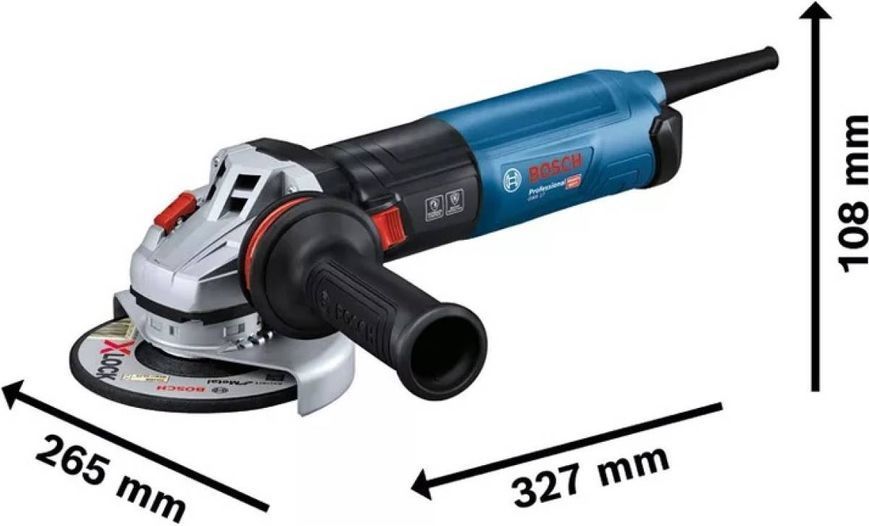 Шлифмашина угловая Bosch GWS 17-125 Professional 125мм 1700Вт (0.601.7D0.200) 0.601.7D0.200 фото
