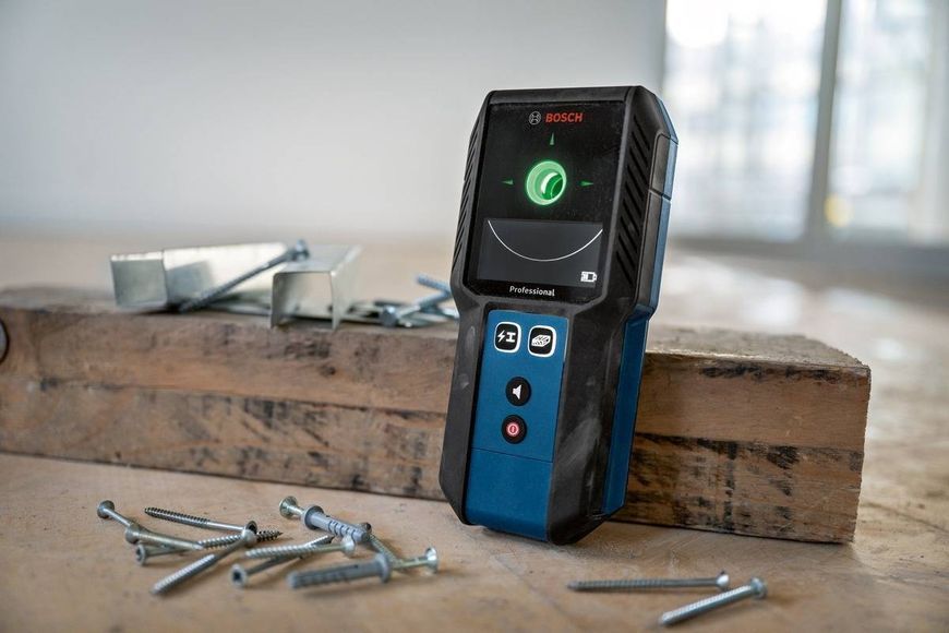 Детектор аккумуляторный Bosch GMS 120-27 Professional до 120мм, 2ААх1.5В (0.601.081.700) 0.601.081.700 фото