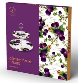Блюдо Limited Edition PRUNUS /2-ярус./19,26 см в уп. (19-560) 19-560 фото