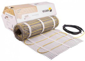 Тепла підлога Veria Quickmat 150 двожильний нагрівальний мат 300 Вт, 230V, 2 м2, 0,5х4м (189B0162) 189B0162 фото