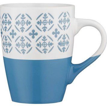 Чашка Ardesto Ornament, 320мл, синьо-білий (AR3045BL) AR3045BL фото