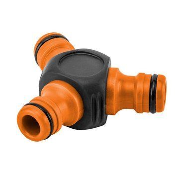 Конектор-трійник для шланга Neo Tools 1/2"-3/4", двокомпонентний 15-744 фото
