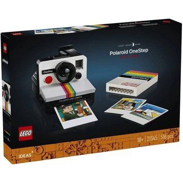 Конструктор LEGO Ideas Фотоапарат Polaroid OneStep SX-70 516 деталей (21345) 21345- фото
