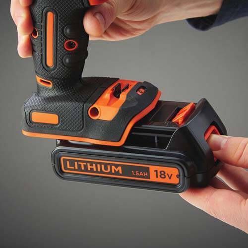 Дрель-шуруповерт аккумуляторный ударный BLACK+DECKER BDCHD18KB BDCHD18KB фото