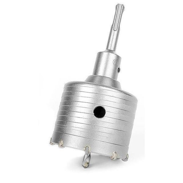 Комплект: Свердло корончастот для бетону 75 мм + Перехідник SDS Plus 100 мм INTERTOOL SD-7075 SD-7075 фото