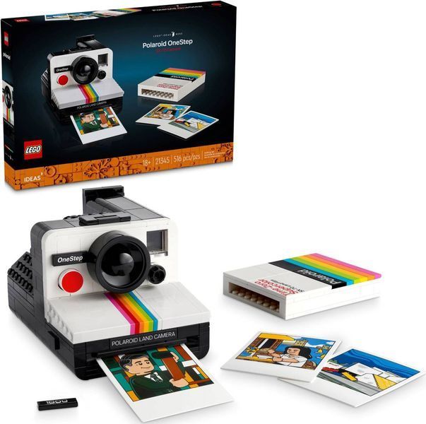 Конструктор LEGO Ideas Фотоапарат Polaroid OneStep SX-70 516 деталей (21345) 21345- фото