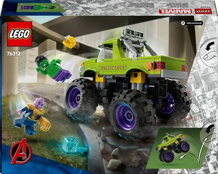 Конструктор LEGO Super Heroes Грузовик Халка против Таноса 76312 фото