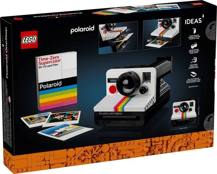 Конструктор LEGO Ideas Фотоапарат Polaroid OneStep SX-70 516 деталей (21345) 21345- фото